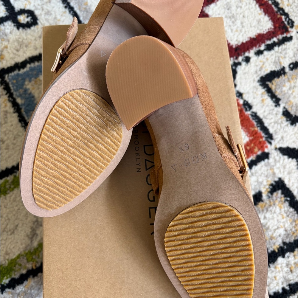 Kelsi Dagger Brown Suede Loafers - Picture 5 of 7